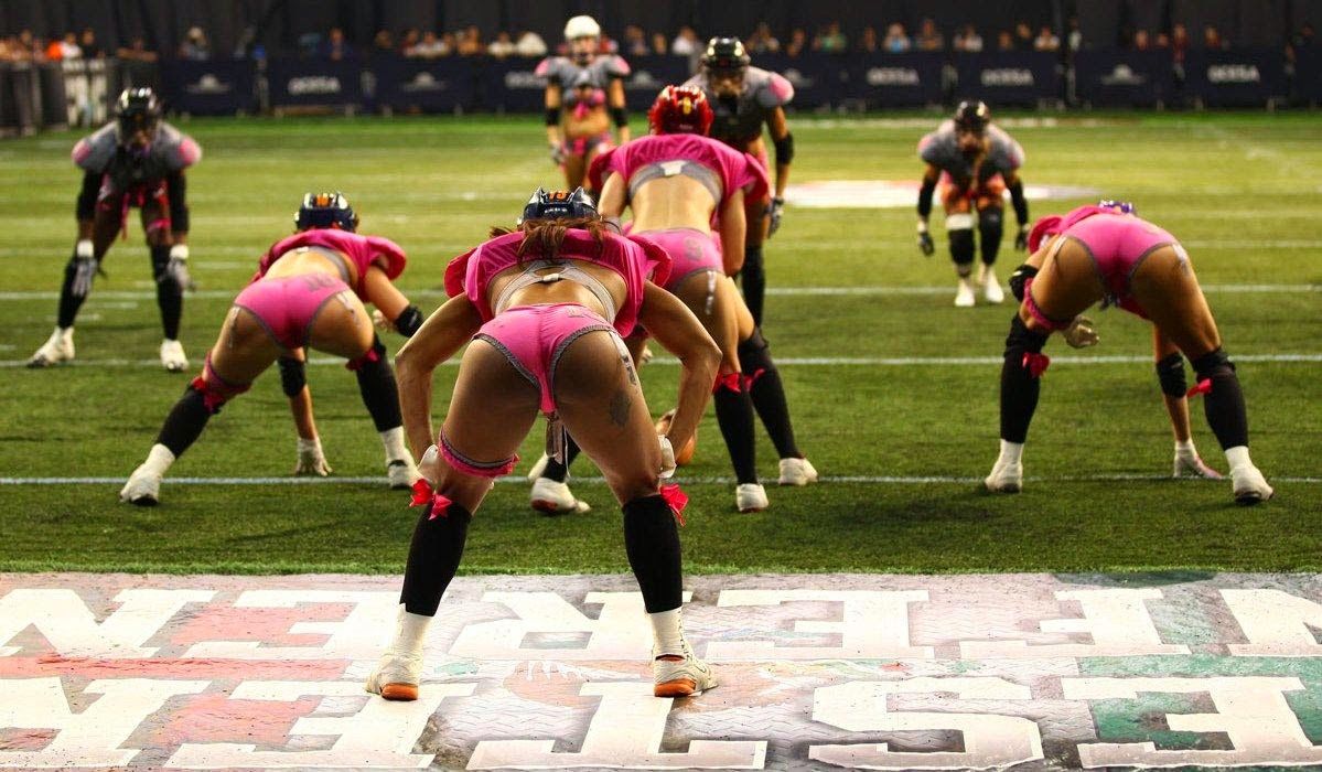 Football game pussy flash