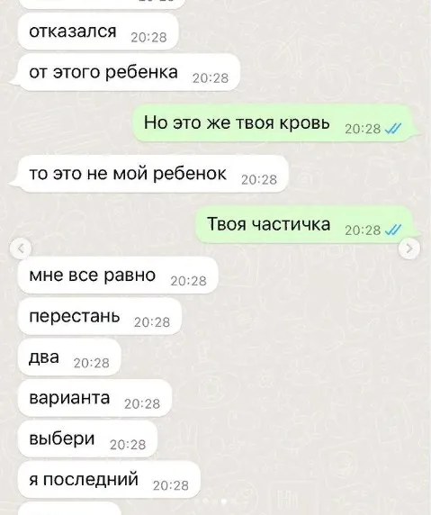 Скрины переписки