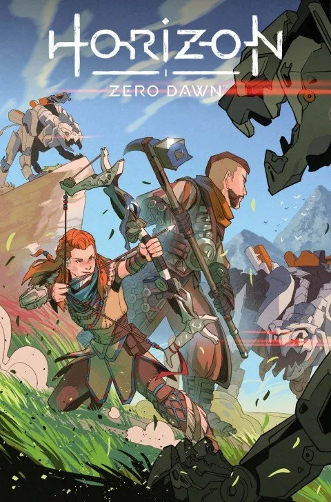 Обложка комикса по Horizon Zero Dawn