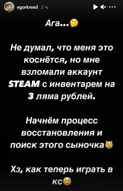 Егор Крид Steam