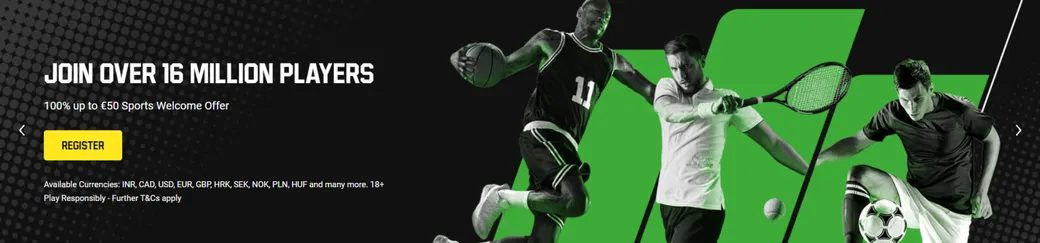 Фрибет в Unibet: 50 евро на первый депозит