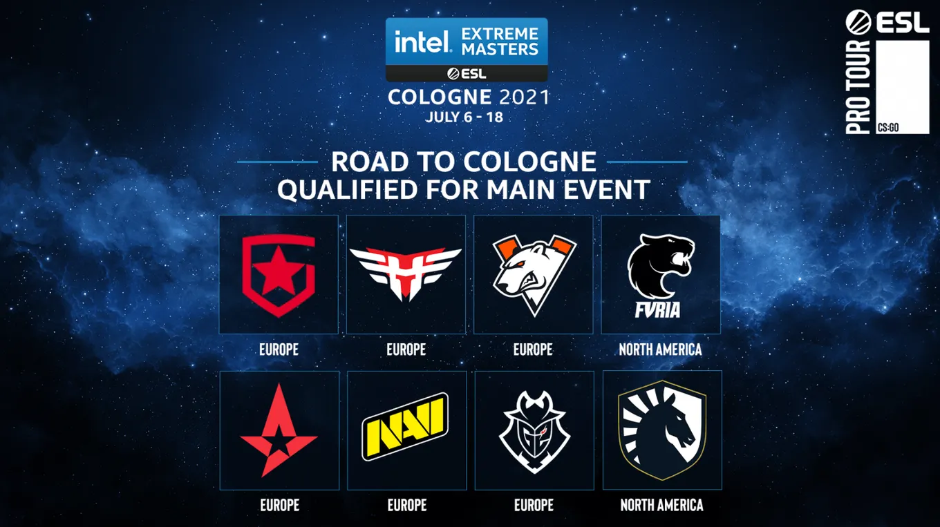 Приглашенные участники IEM Cologne 2021