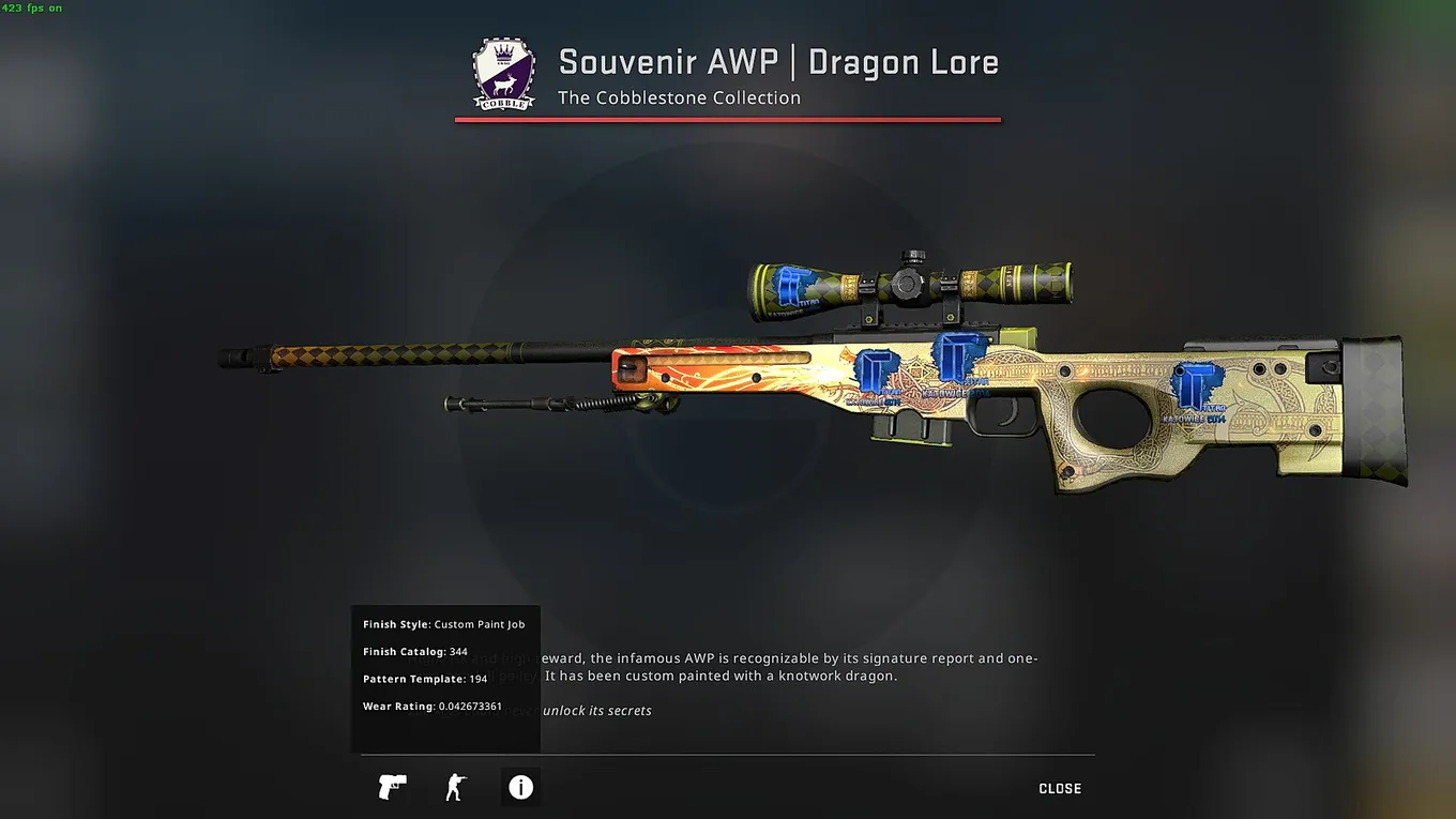 Souvenir AWP | Dragon Lore