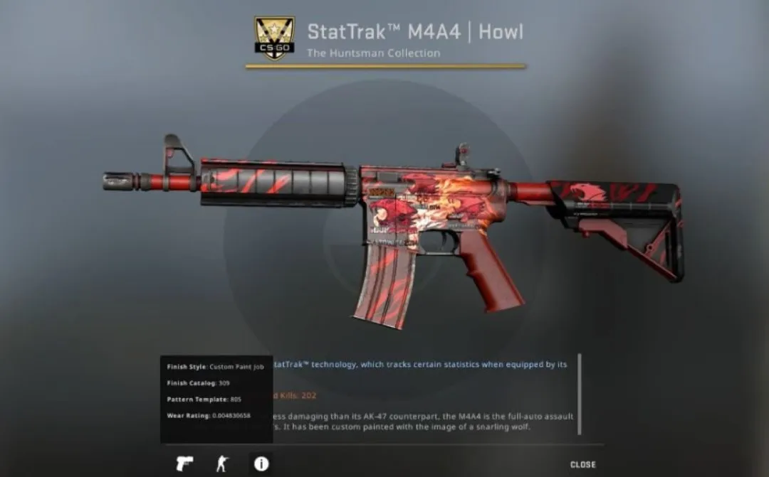 StatTrak M4A4 Howl
