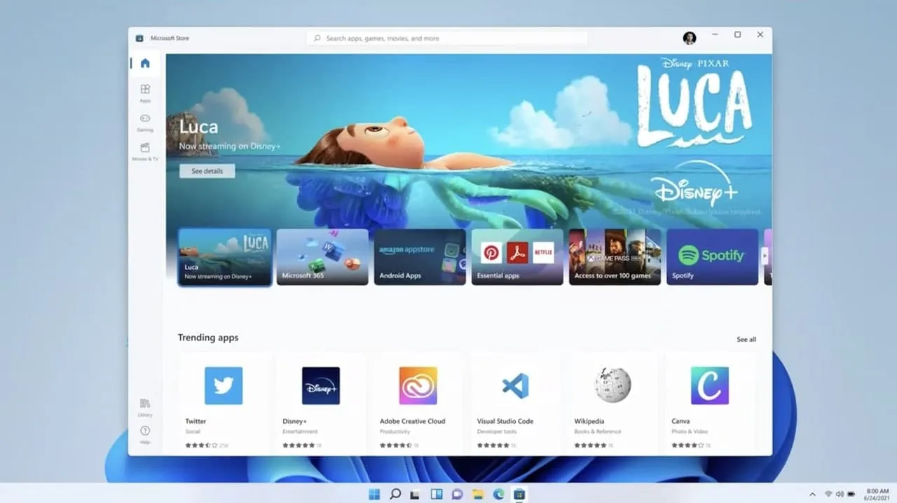Обновленный Microsoft Store