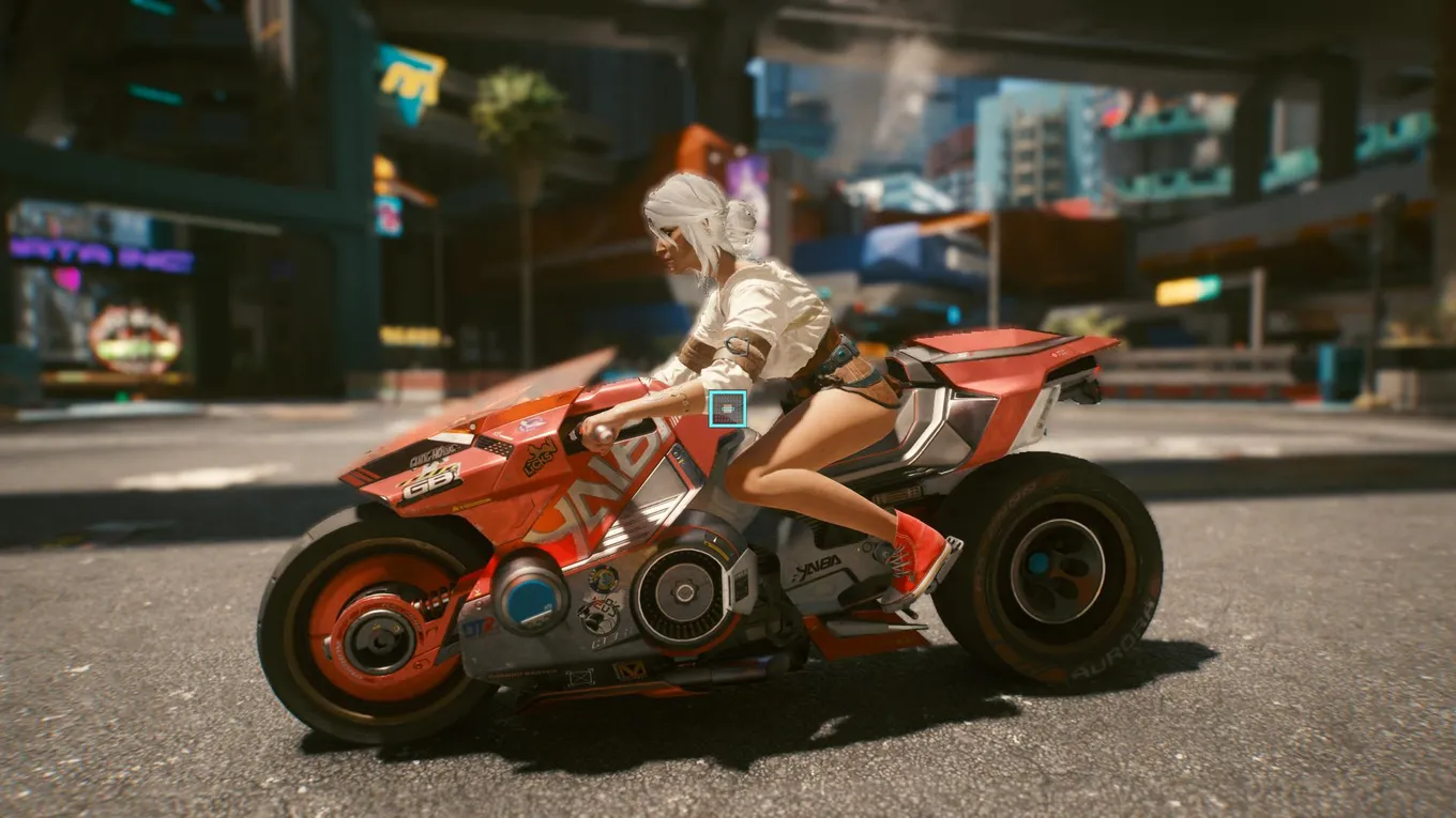 Цири из The Witcher 3 в Cyberpunk 2077