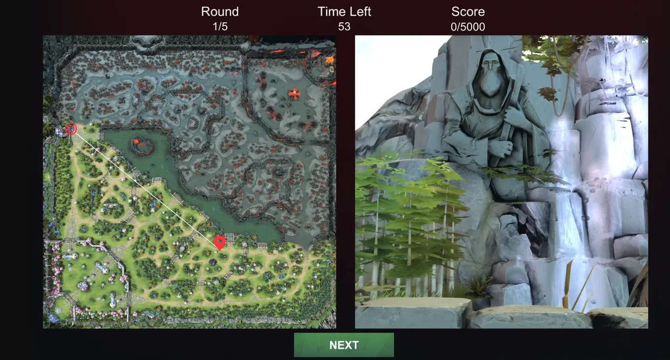 GeoGuessr по Dota 2