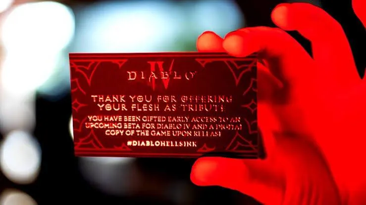 Приглашение на бету Diablo IV