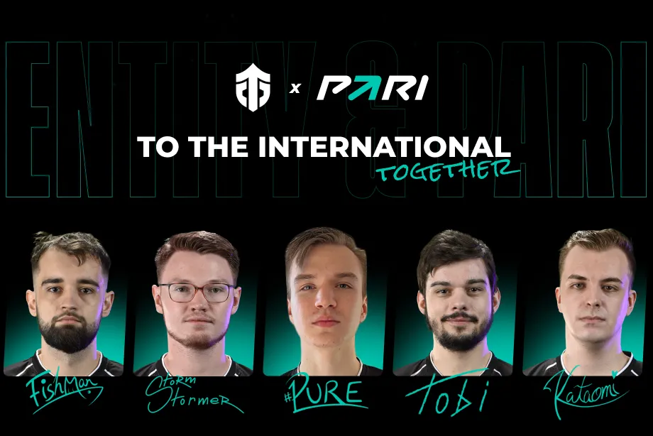 БК PARI стала партнёром команды Entity по Dota 2