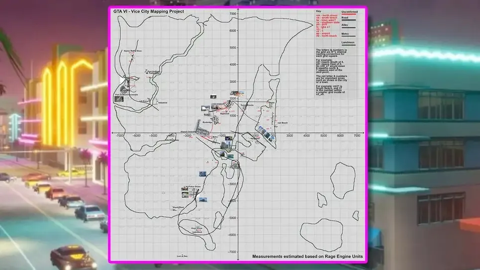 Фанаты GTA 6 воссоздали карту игры благодаря утечке