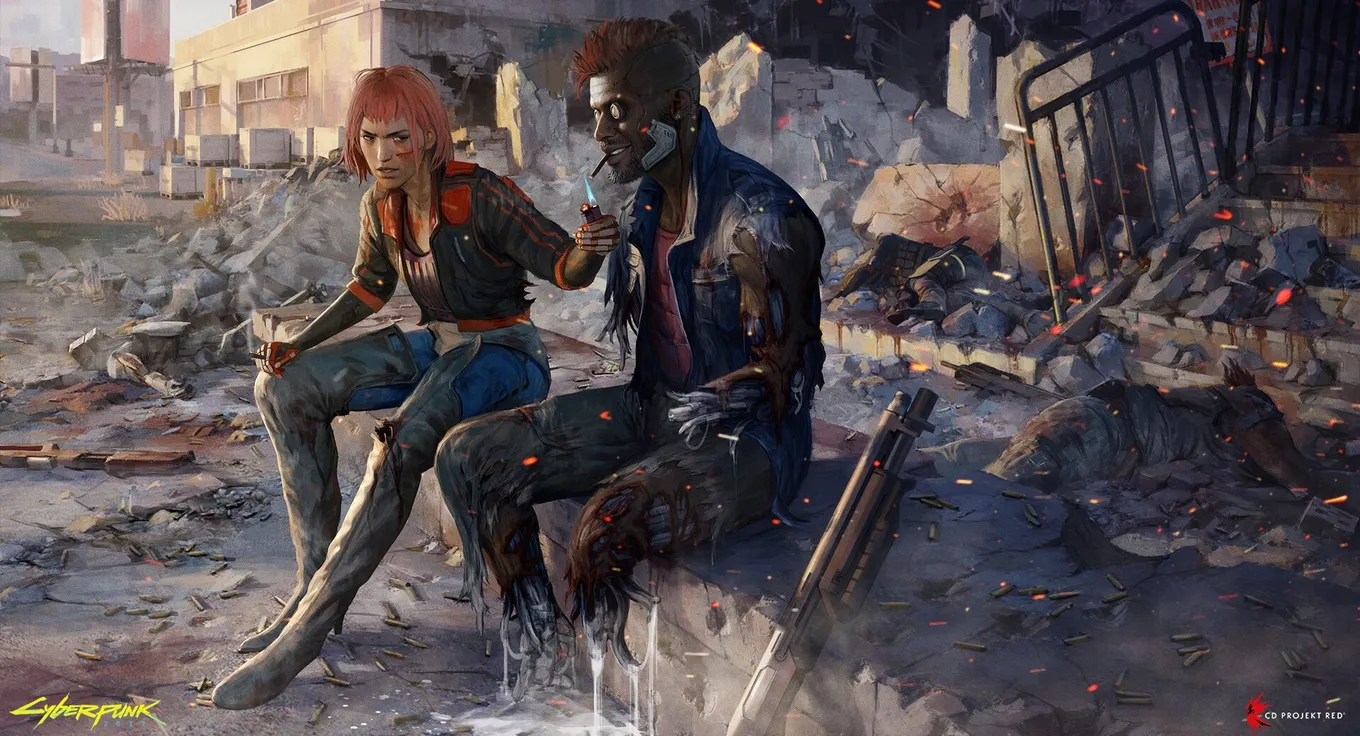 Новый концепт-арт Cyberpunk 2077