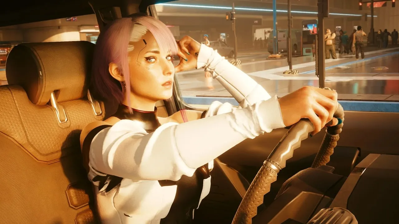 Люси из аниме по Cyberpunk 2077