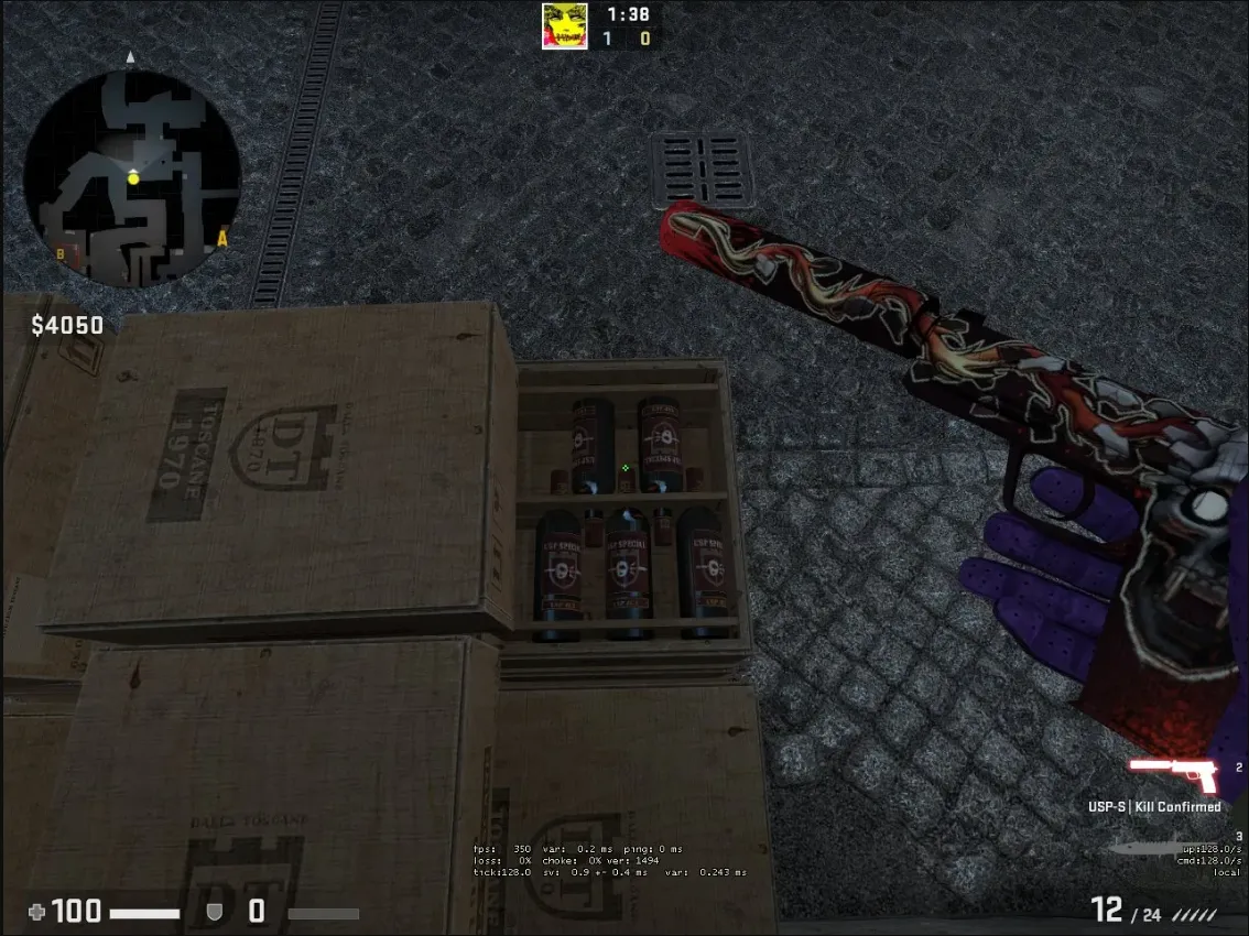 Отсылка на эйс Edward на Tuscan в&nbsp;Counter-Strike 1.6