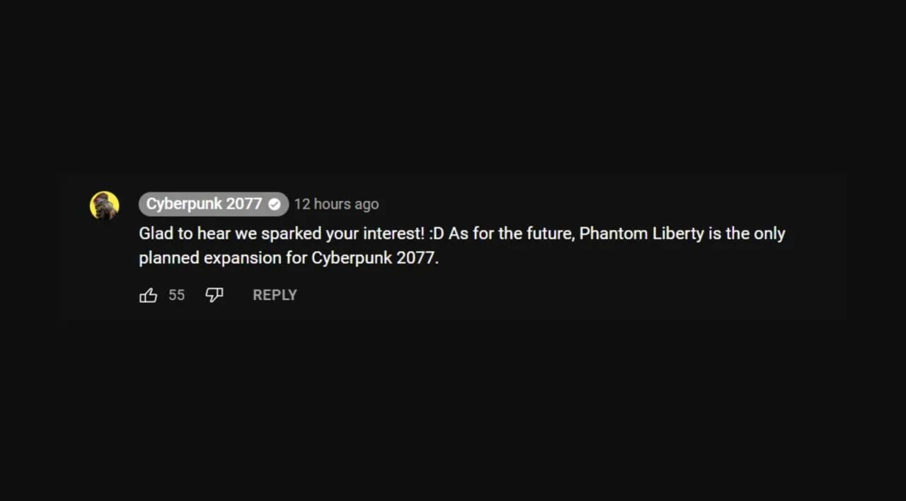 Комментарий создателей Cyberpunk 2077