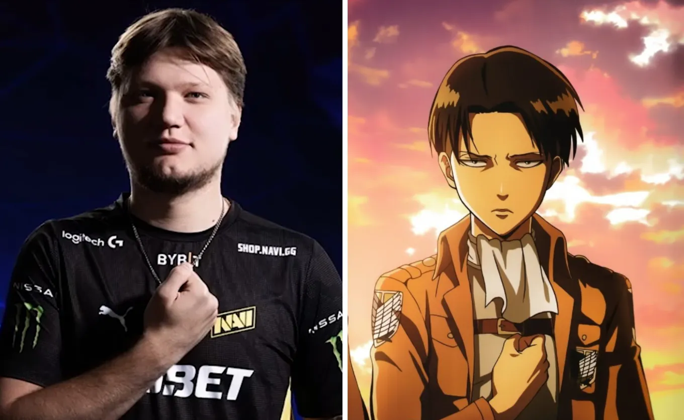 S1mple сделал жест из&nbsp;«Атаки титанов»