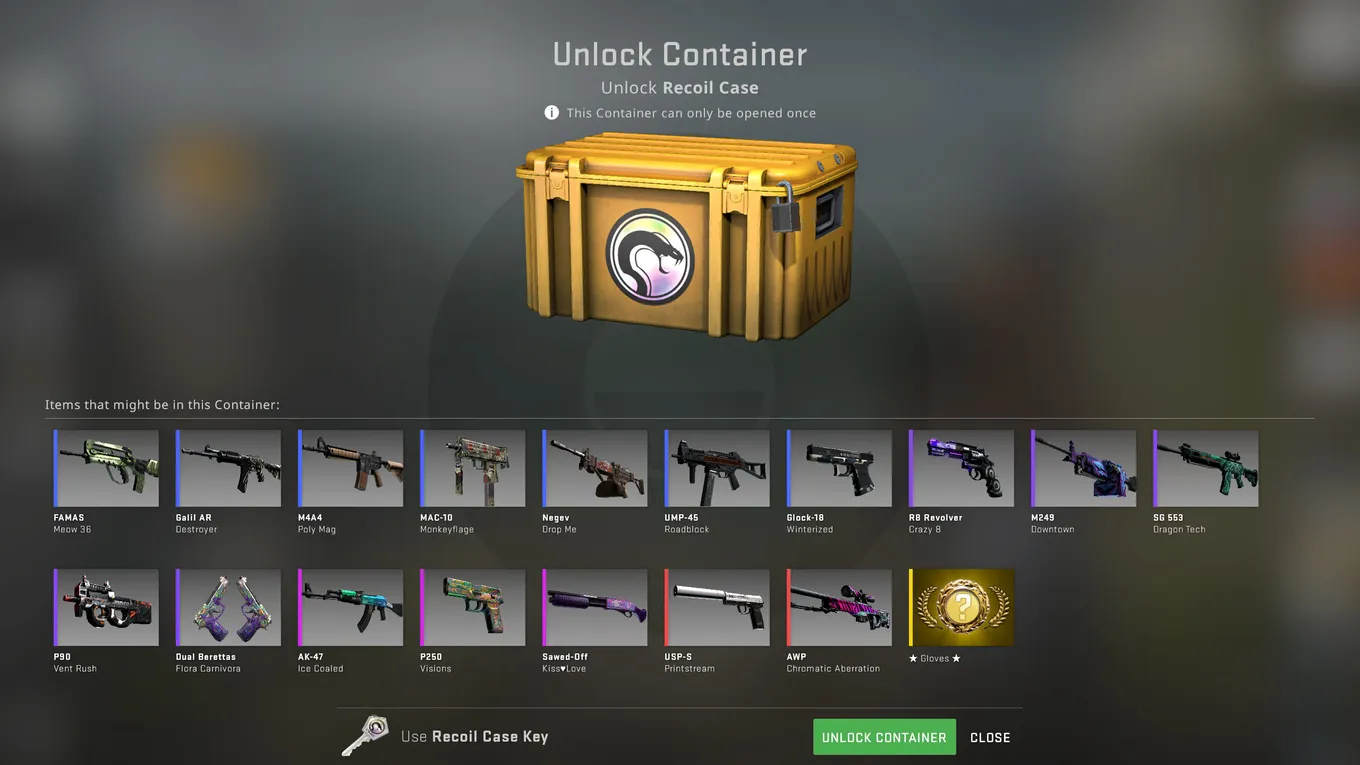 Recoil Case