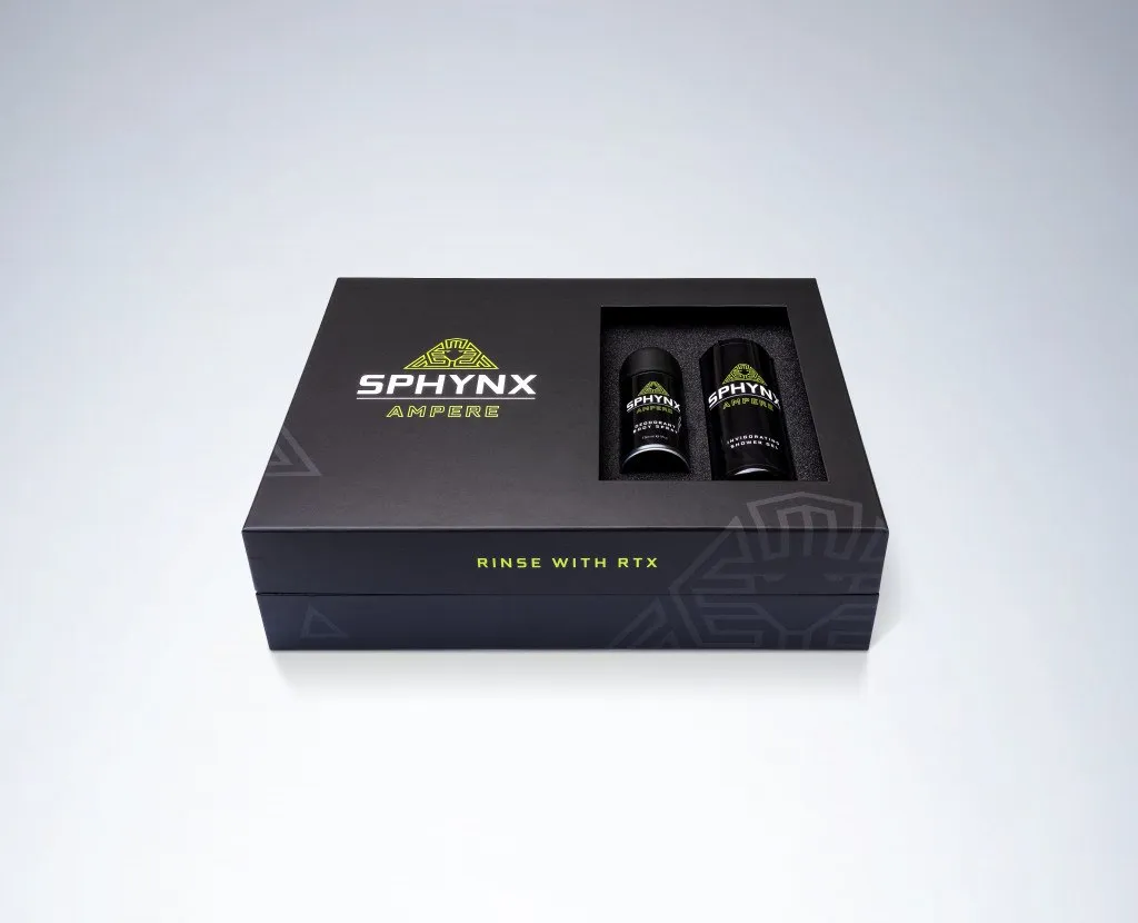NVIDIA выпустила подарочный набор для геймеров с ноутбуком, дезодорантом и гелем для душа