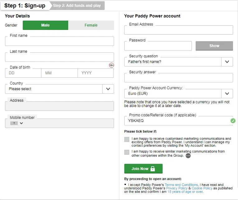 Paddy Power