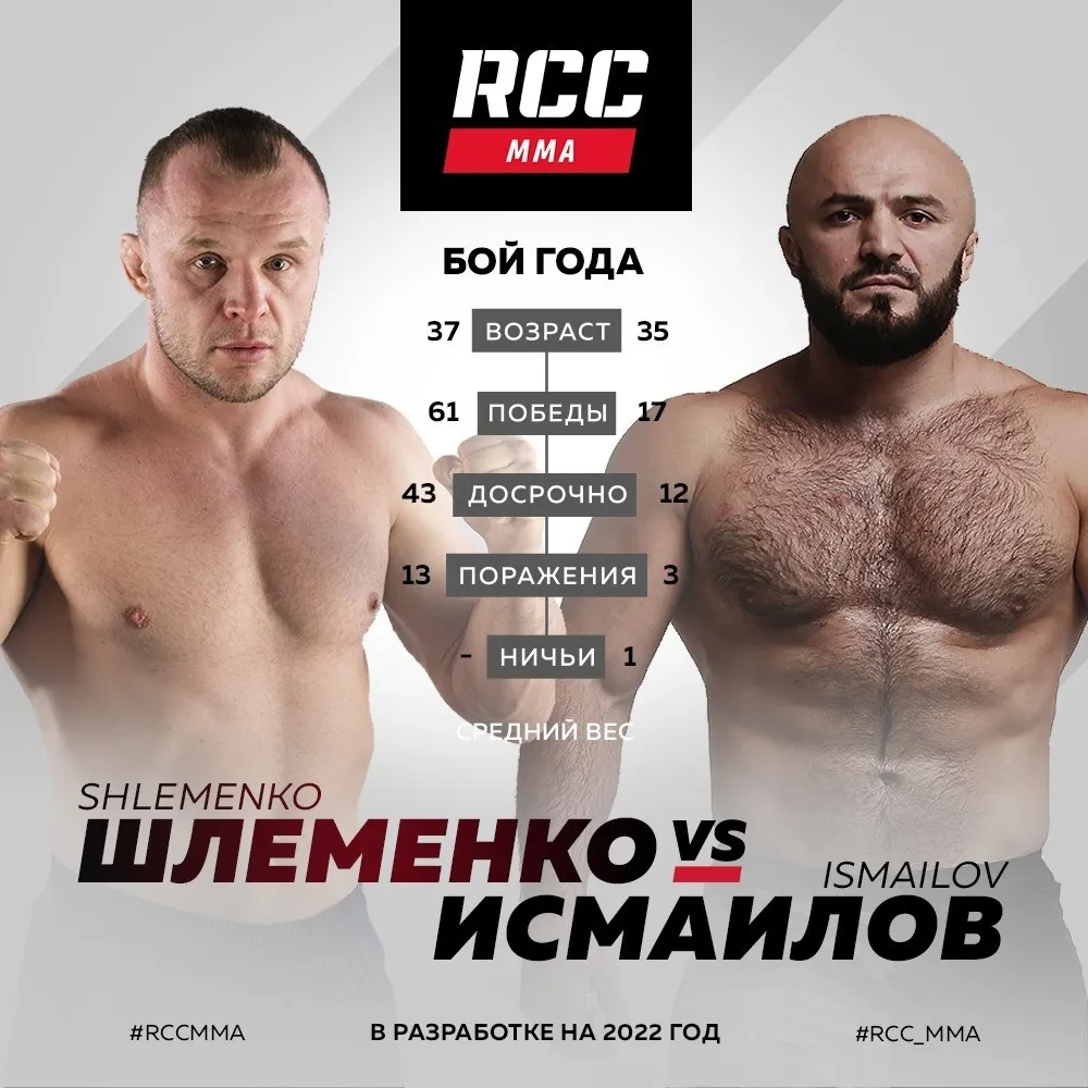 Сравнение Шлеменко и Исмаилова