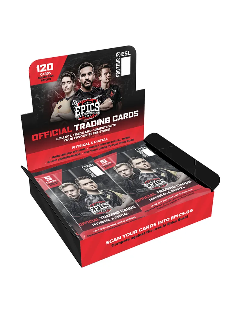 Коллекционные карточки с участниками ESL Pro Tour по CS:GO