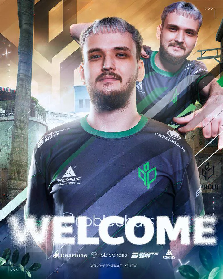 XELLOW стал новым снайпером состава Sprout по CS:GO