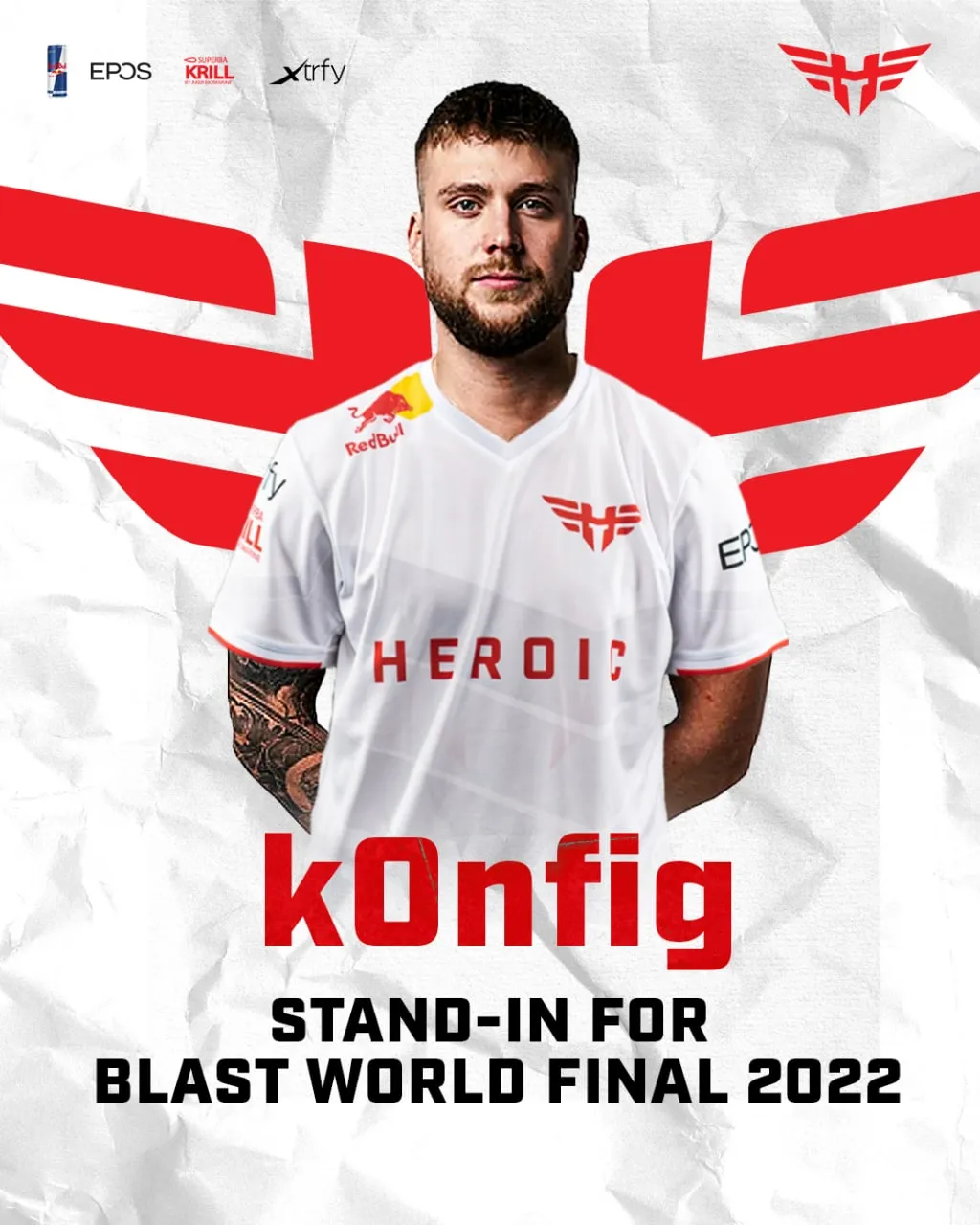 Stavn официально пропустит BLAST Premier: World Final 2022 — его заменит k0nfig