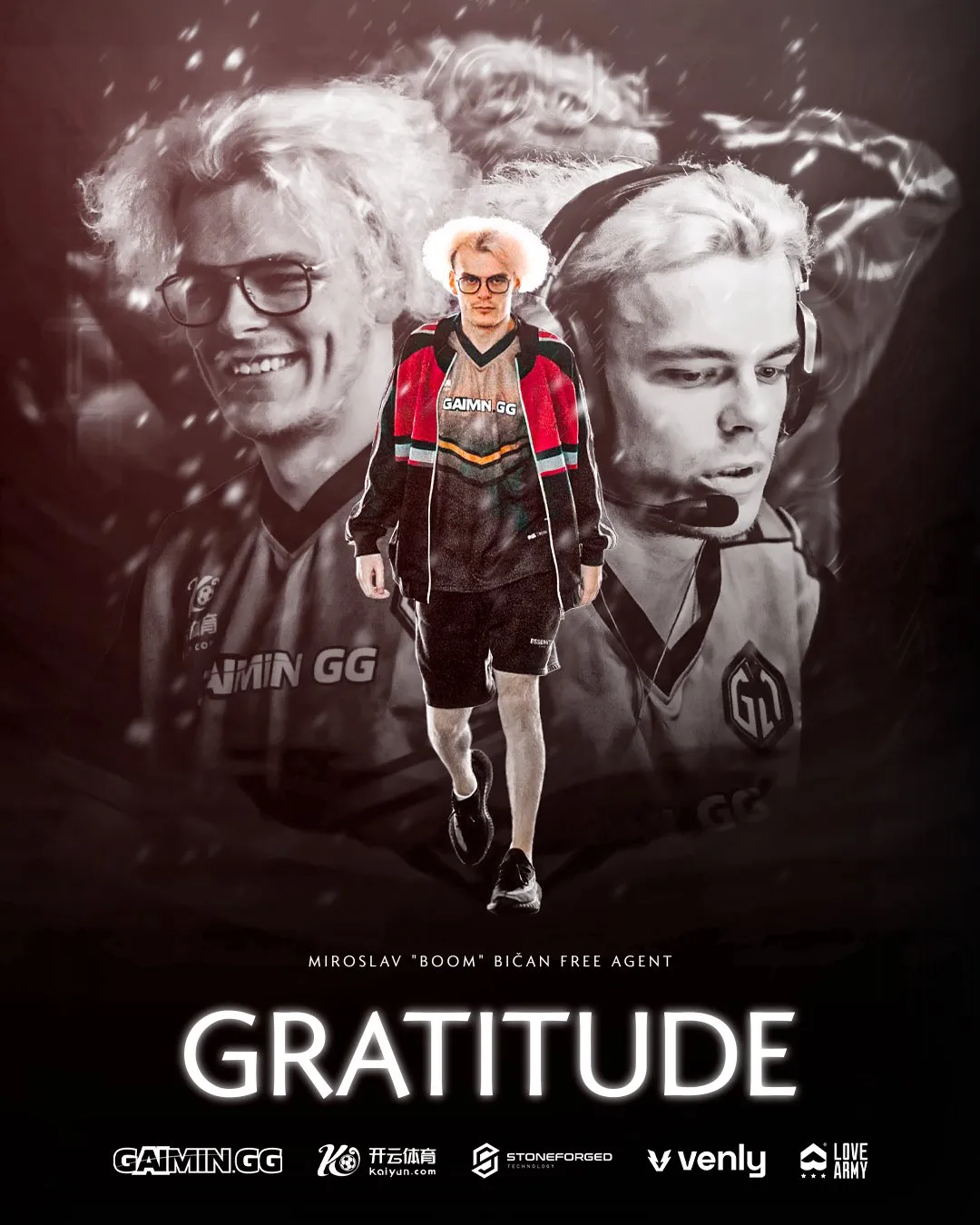 BOOM покинул состав Gaimin Gladiators по Dota 2