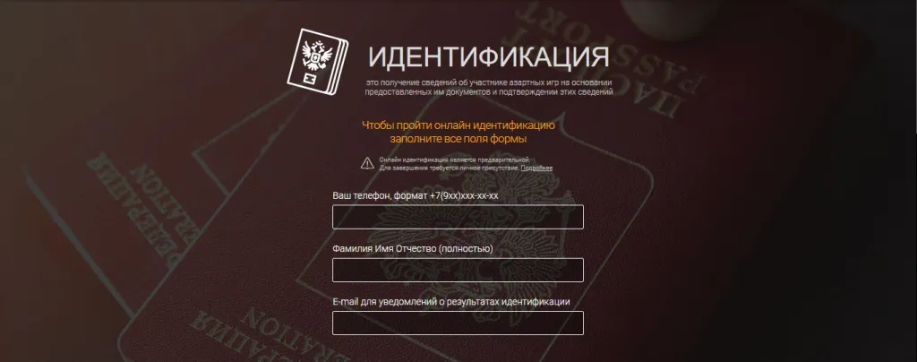 идентификация бесплатно