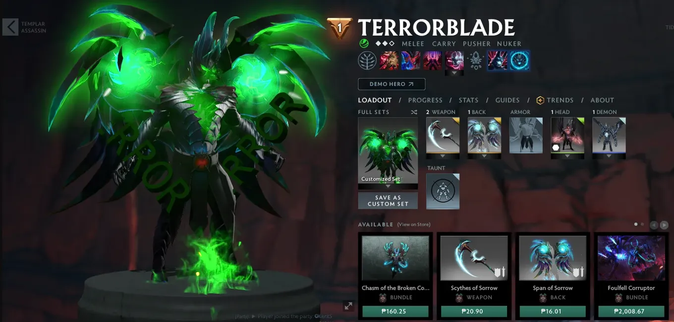 Баг с Terrorblade