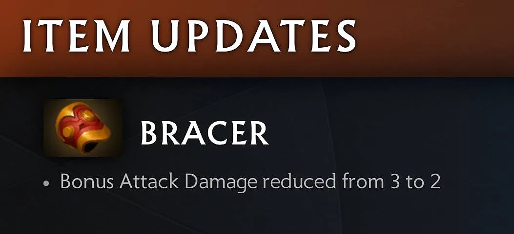 Изменения Bracer в английском клиенте