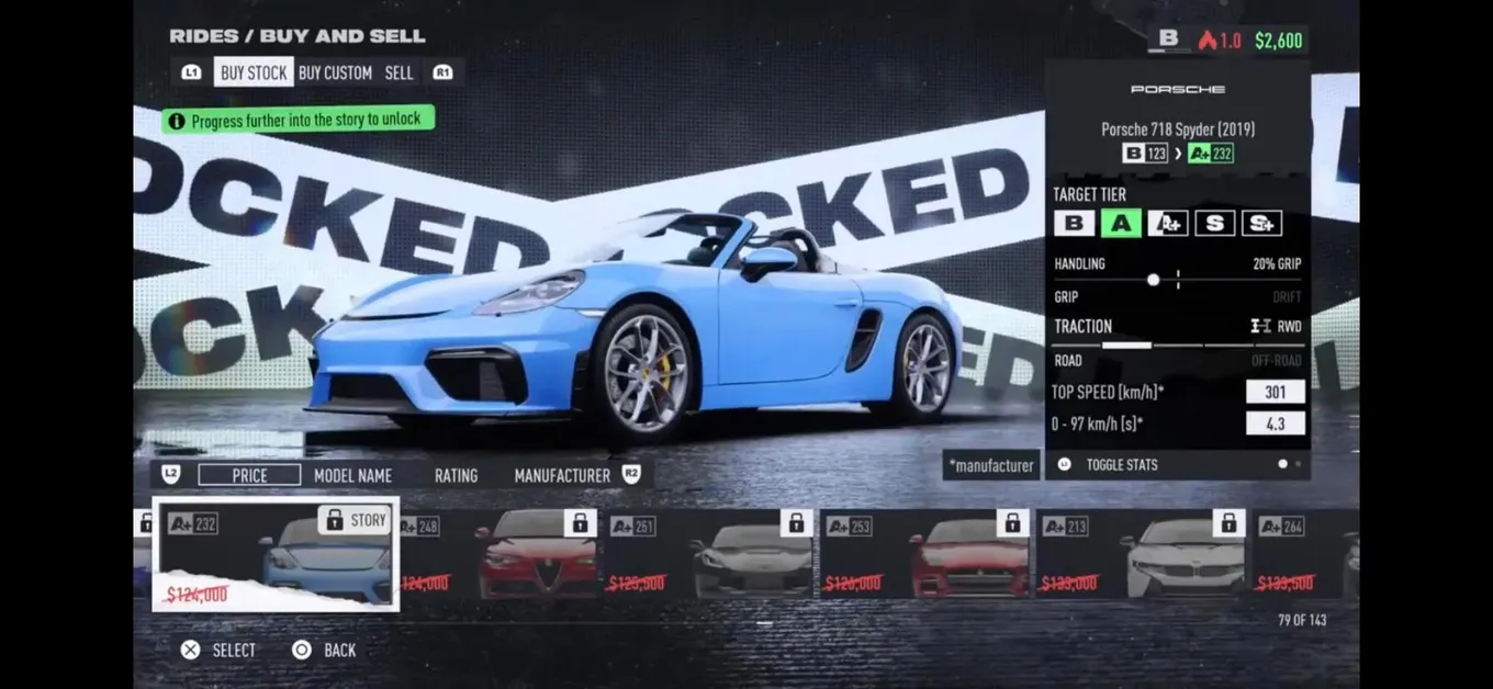 Скриншот из NFS Unbound