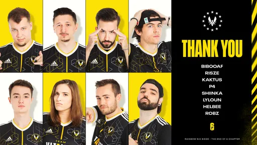 Vitality распустила состав по Rainbow Six Siege