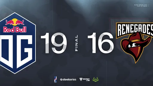 OG в упорной борьбе обыграла Renegades на IEM Katowice 2022