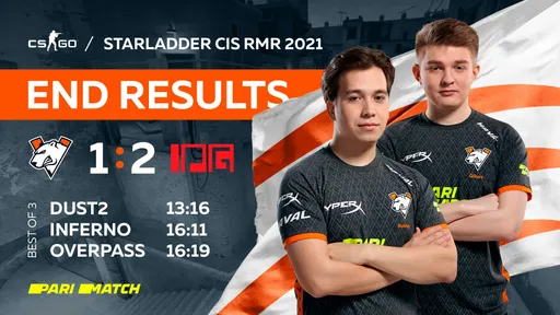 100 PingGods победила Virtus.pro в стартовом матче StarLadder CIS RMR 2021