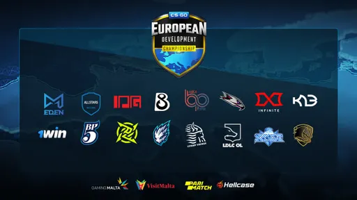 Анонсированы все участники European Development Championship по CS:GO