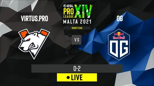 Virtus.pro проиграла OG в стартовом матче ESL Pro League S14