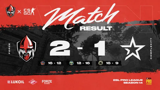 ForZe стартовала с победы на ESL Pro League S14