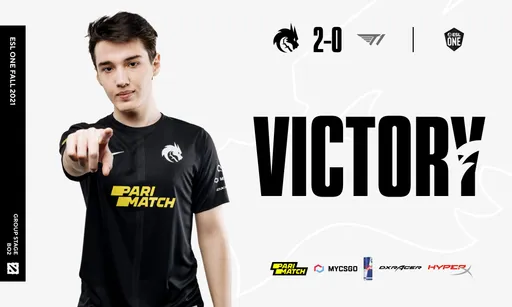 Team Spirit обыграла T1 в первом матче на ESL One Fall 2021