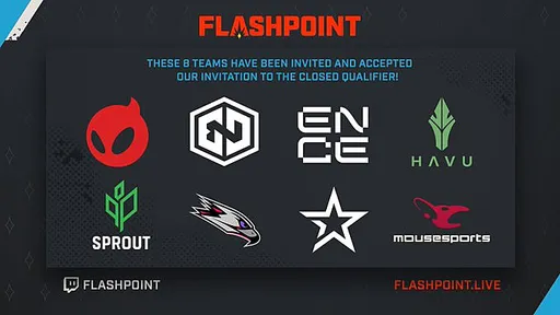 Complexity, ENCE и ещё шесть команд получили первые приглашения на Flashpoint Season 3