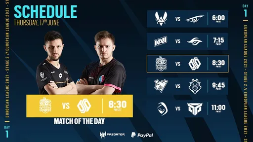 NaVi, VP и Empire начали European League 2021 Stage 2 с поражений