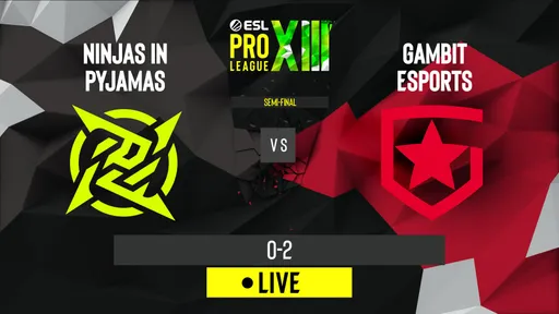 Gambit в шаге от победы на ESL Pro League S13: обзор полуфинального матча против NiP