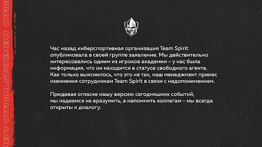 ForZe ответила на обвинения Team Spirit в переманивании игрока
