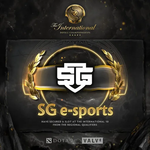 SG e‑sports прошла на The International 10