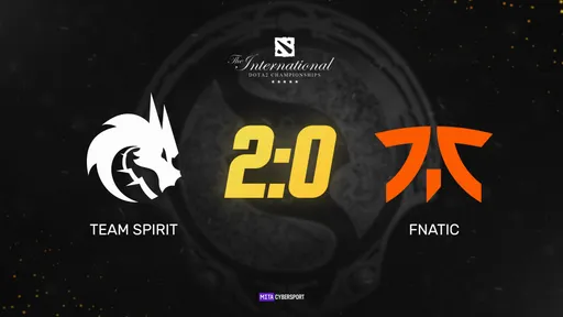 Team Spirit без проблем разделалась с Fnatic в нижней сетку плей-офф