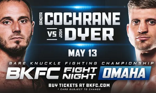 Для любителей хардкорных кулачных боев. Где смотреть Bare Knuckle 13 мая: Дакота Кокрейн — Джош Дайер