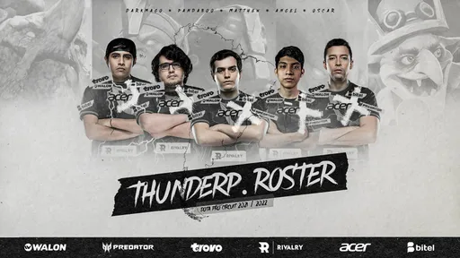 Ростер NoPing по Dota 2 перешёл под тег Thunder Predator