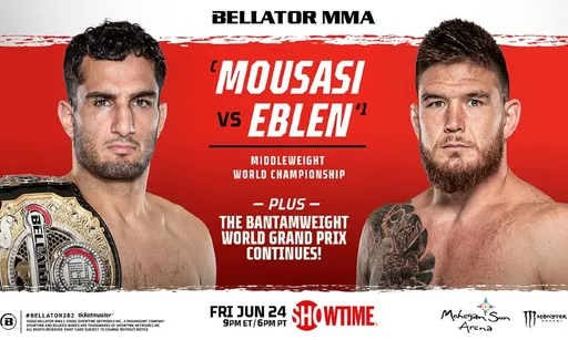 Сражение за титул, два четвертьфинала Гран-при и трое россиян в карде. Bellator 282 — вся информация о турнире