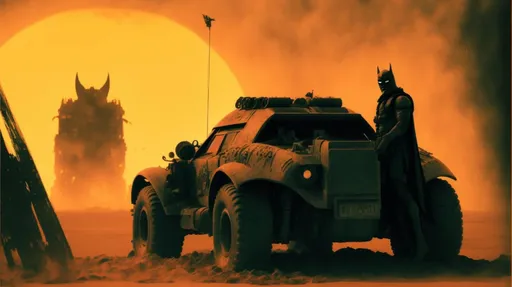 Нейросеть перенесла персонажей вселенной DC в мир «Безумного Макса»