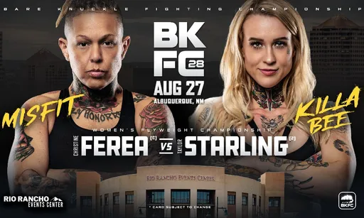 Титульный бой и звезды UFC в карде. Чем интересен турнир Bare Knuckle FC 28 августа: Фереа – Старлинг