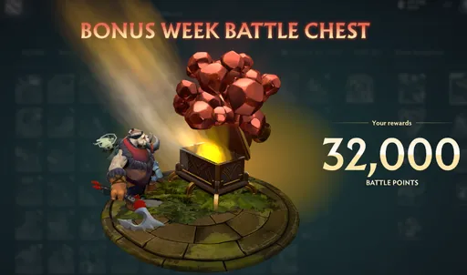 Во время бонусной недели можно получить до 32 уровней для Battle Pass к TI11